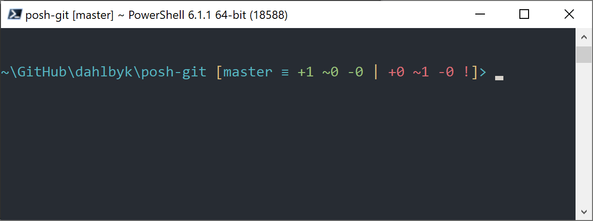 PowerShell med Posh-git